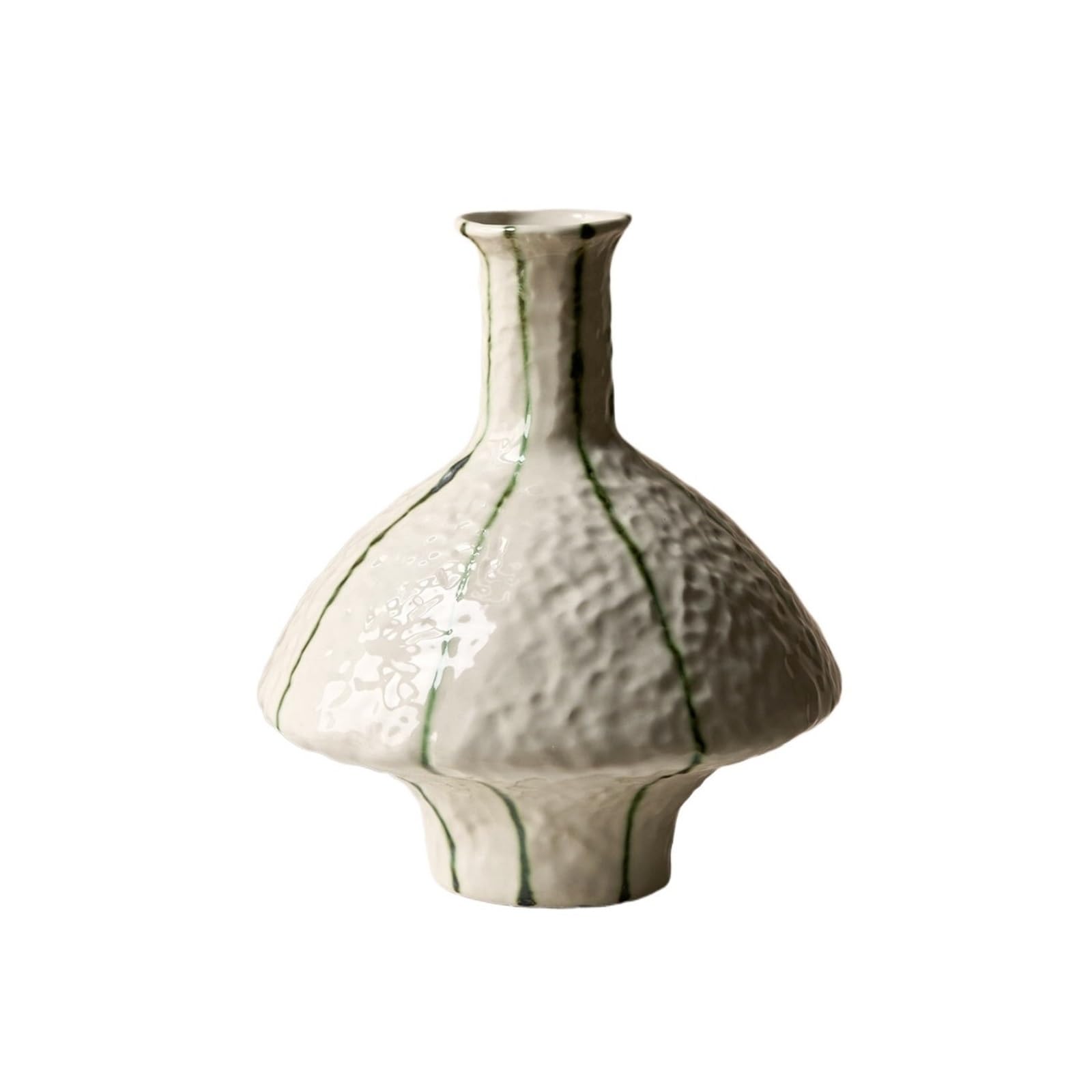 Lizhuzhuzs28 One Color Flower Vases Decorative Vintage Handmade Ceramic Vase Living Room Soft Decoration Flower Arrangement Artistic Floral Ware Flower Vases Decorative For Living Room