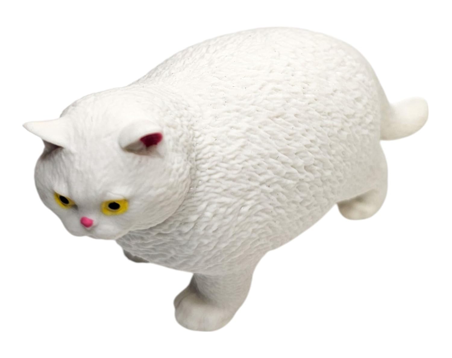 Amazon | 伸縮性のある家猫 (白猫) (4インチ) ゴム製フィジェットトイ