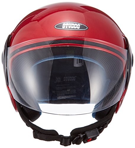 Image of STUDDS CUB Open Face Helmet (Cherry Red, x-large)