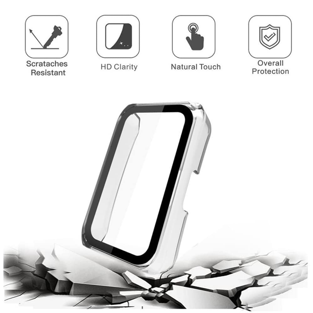 Disscool Custodia Protettiva Con Vetro Temperato Per Huawei Band 7 / Band 6 / Honor Band 6/7