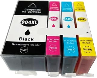 MRHZKE Cartucho de Tinta para OfficeJet Pro 6960 6970 con Chip para Impresora HP904 XL(2 Set - 8pcs)