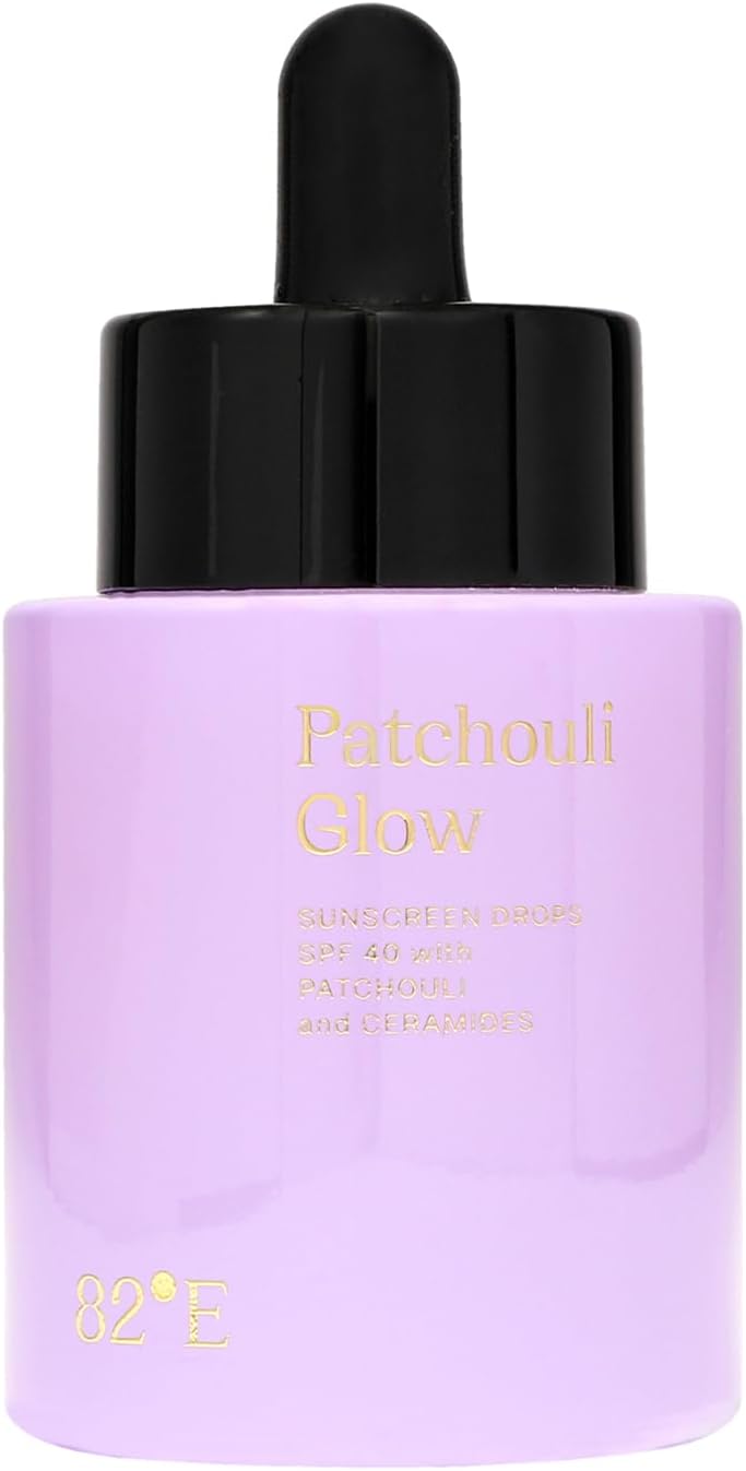 Patchouli Glow Sunscreen Drops SPF 40 PA Plus by 82E for Women - 1 oz Sunscreen