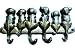 Produktbild Tinas Collection Garderobe Hund 2er Set, Kleiderhakenleiste mit Hundemotiv (Hund 2 er Set mit 8 Haken)