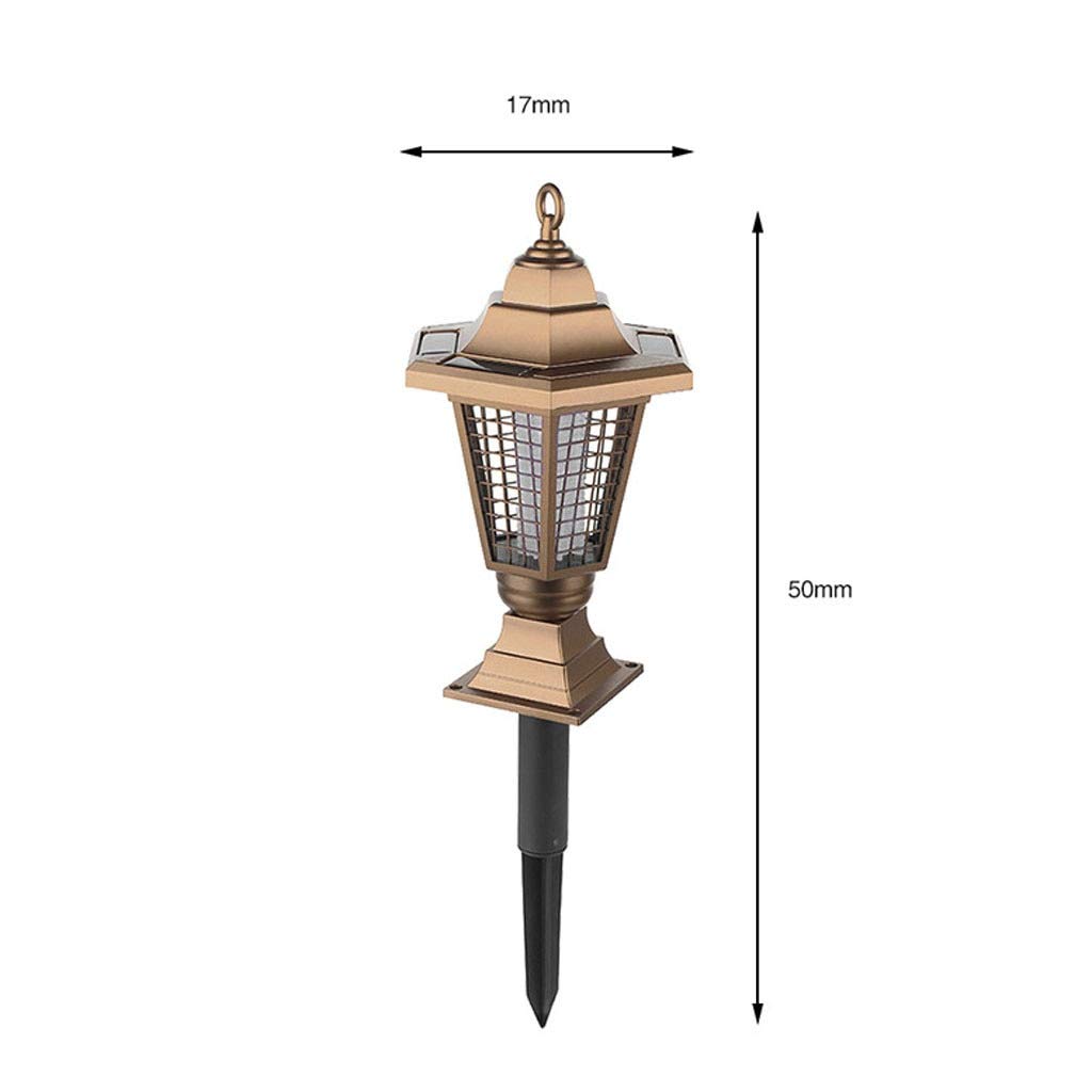 Mückenvernichter im Freien, Garten, Mückenschutz, solarbetriebenes LED-Licht, Mückenschädling, Insektenvernichter, Lampe, Garten, Rasen