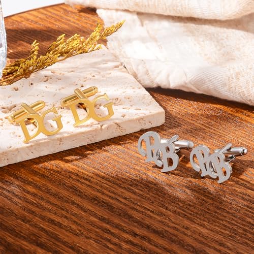 Mancuernillas Inicial Personalizadas para Hombre miniatura 5