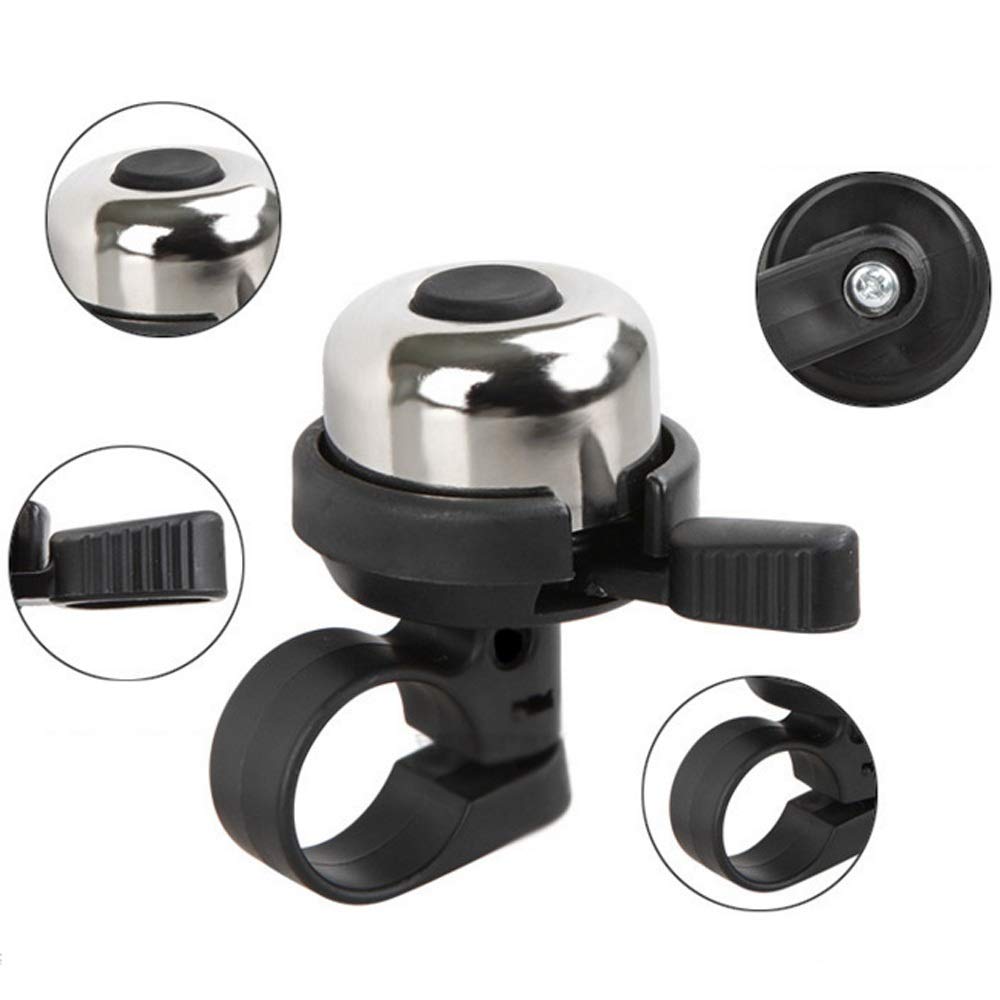 Fahrradklingel Fahrradhupe Fahrradklingel Fahrradklingel 2er Pack Mini Fahrradzubehör Laut Kupfer Fahrradhupe Ring Herren Damen Kinder Mädchen Jungen Laut Lang Klarer Klang