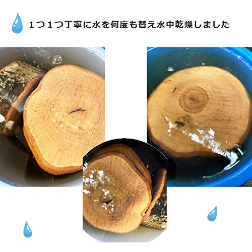 Amazon | [メロウストア] 森の薪割り台 コンパクト 樫の木 水中