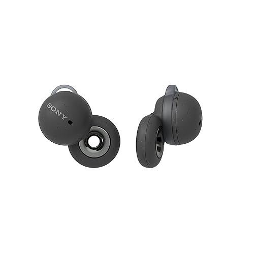 Sony LinkBuds Truly Wireless Earbud Headphones with an Open-Ring Design for Ambient Sounds and Alexa Built-in, Bluetooth Ear Buds Compatible with iPhone and Android, Gray - Gray