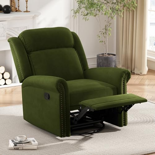 Sillón Plegable Verde de Terciopelo miniatura 1
