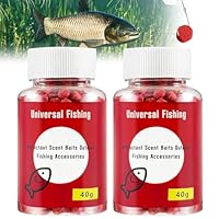 2 Flaschen Universeller Angel-Lockstoff, Duftköder für Outdoor-Angelzubehör, Magic Baits Grundfutter für Angeln, verschiedene Sorten fauler Pellets, schnelle Verbindung für alle Süßwasserfische