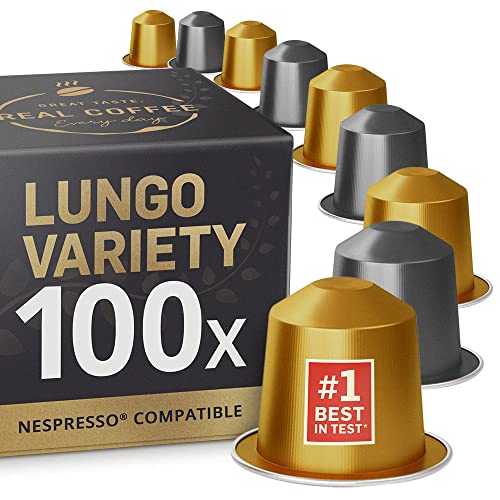 Mixed Variety Pack 100 Nespresso Compatible Capsules. Organic