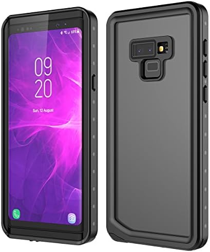 NCTECHINC Samsung Galaxy Note 9 Waterproof Case IP68 Certified Snowproof phone case Full Body Cover forSamsung Galaxy Note 9 (black)