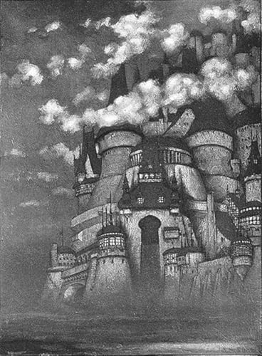 Posters et Art Pour Décoration Chambre la forteresse invincible Sidney H. Sime vintage