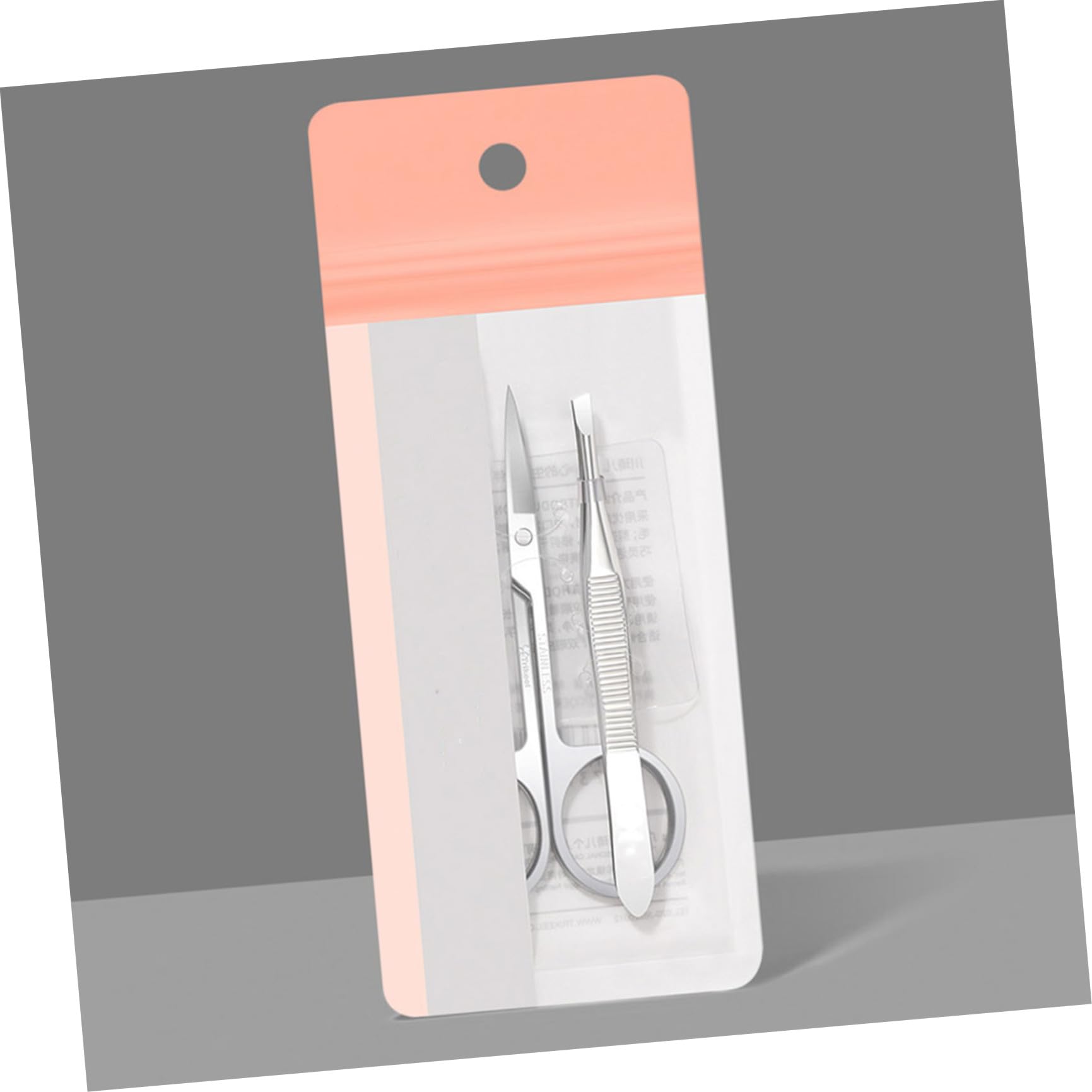 SHERCHPRY 3 Set set per rifinire sopracciglia per sopracciglia tagliacapelli per donne kit pinzette per sopracciglia fermagli per sopracciglia Acciaio inossidabile