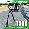RBRL Béquille de vélo à double jambe, support central robuste et réglable, support pour vélos réglables de 24 à 29 pouces, en alliage d'aluminium, support de rangement #5