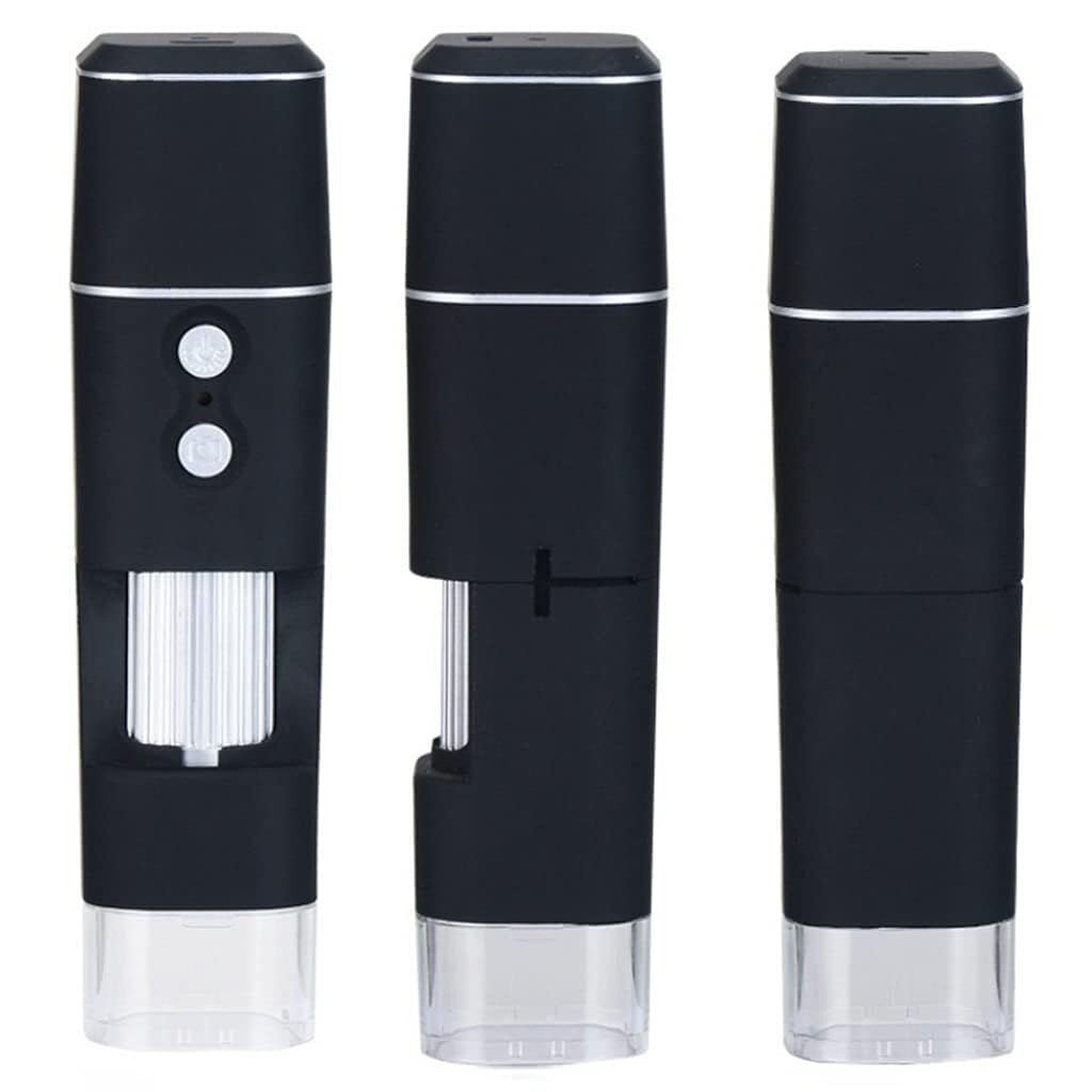 Microscopio Digitale Wi-Fi E USB 1000X, Microscopio Tascabile Wireless HD 1080P per Cellulari, Computer, Riparazioni E Ispezioni.