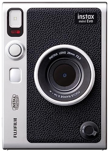 富士フイルム(FUJIFILM) チェキ Evo ハイブリッドインスタントカメラ(インスタントカメラ/スマホプリンター/デジタルカメラ) instax mini Evo ブラック INS MINI EVO BLACK C