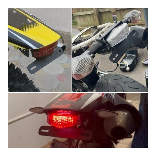 Clignotant feu stop et support plaque moto DRZ400S DRZ400SM - 4