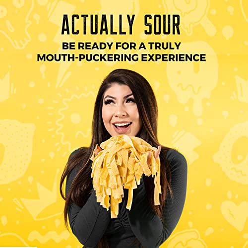 SOUR STRIPS Dulces sabor mango tropical, 12 por pack, 2 pack miniatura 5