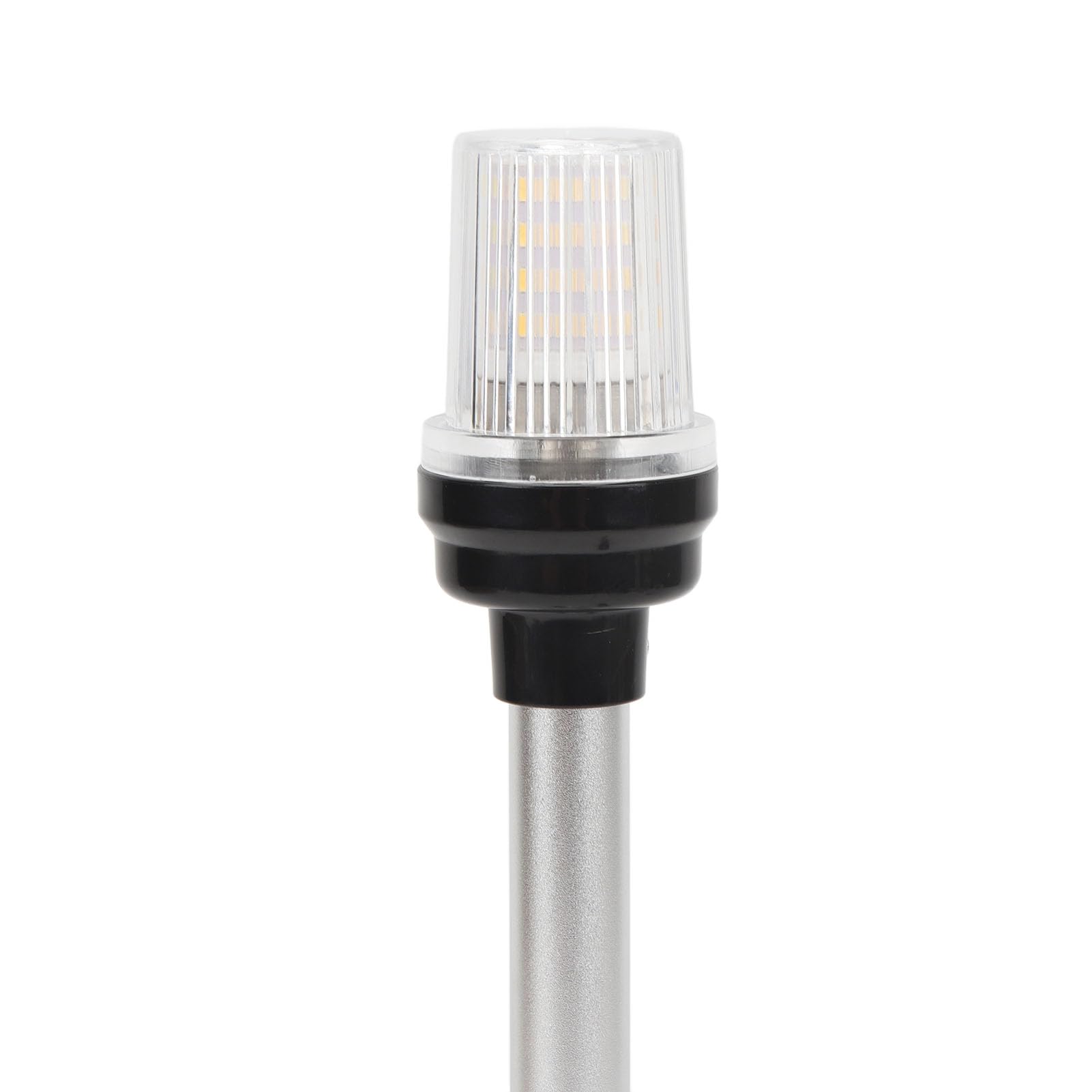 Luce di Poppa per Barca Pieghevole a LED da 12 Pollici con Base in Acciaio Inossidabile 316 e 63 LED Caldi per Barche da Pesca e Uso Marino