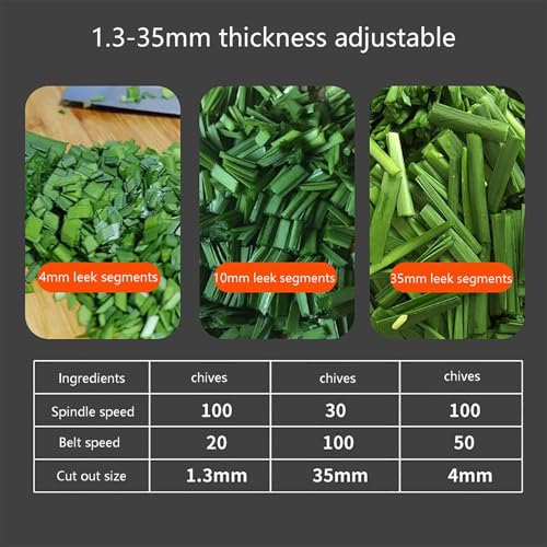 Cortador eléctrico de verduras 220W acero inoxidable miniatura 5