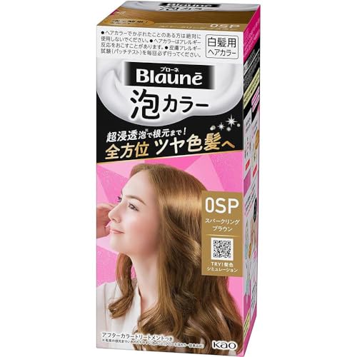 Kao Blaune Bubble Hair Color For Gray Hair - 0SP Sparkling Brown