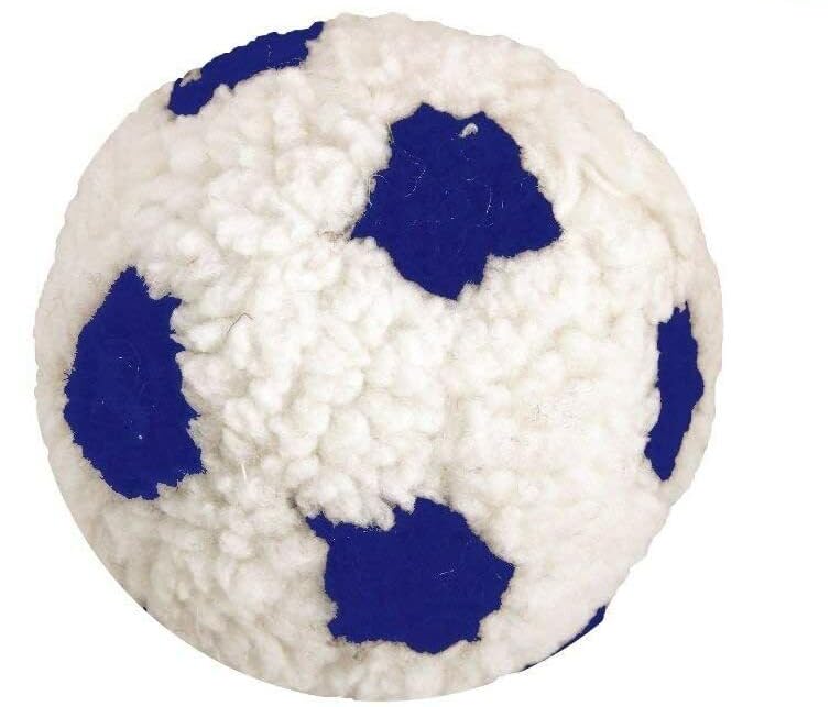 WUNDAPETS 1X BERBER 23CM LARGE SOFT PLUSH DOG PUPPY COMFORT WORLD CUP FOOTBALL TOY - Image 3