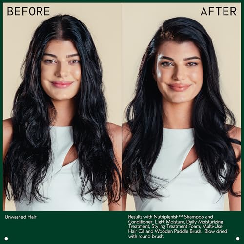 Aveda Nutriplenish Shampoo Light Moisture | Superfood Shampoo for Dry Hair | Organic Pomegranate Oil, Coconut Oil, Mango Butter | 94% Naturally Derived*, 8.5 Fl Oz - Thumbnail 4