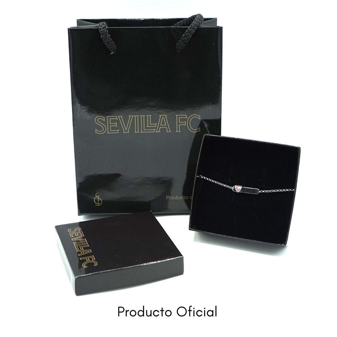 Esclava Oficial plata escudo color Sevilla FC