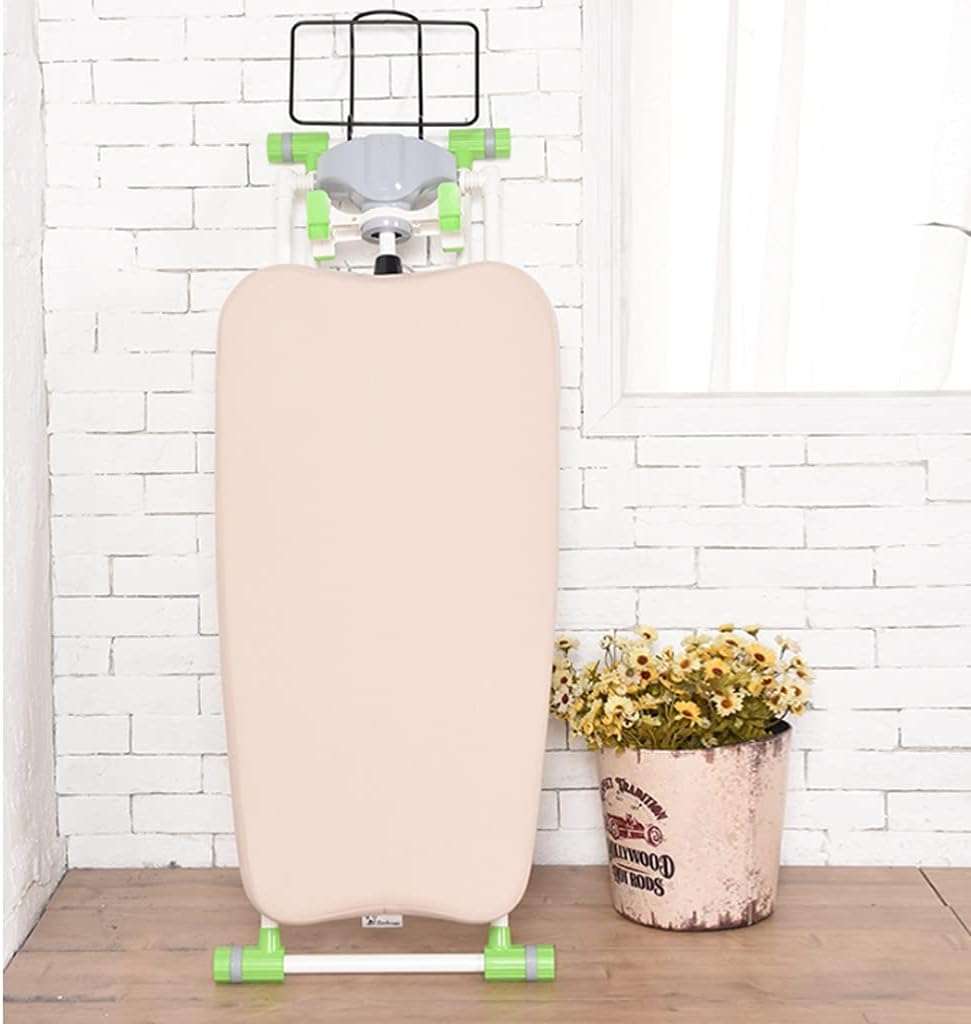 Pro Ironing Board 360 Degree Rotating Ironing Board, Double-Sided Available, 5 Speed Adjustment, Home Foldable Ironing Board Adjustable Ironing Board (White)