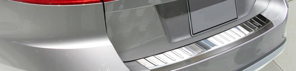 Avisa Silber Edelstahl Heckstoßstangenschutz Kompatibel Mit Volkswagen Passat Alltrack 2012- 'Ribs'