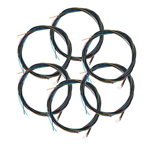 Colored Nylon And Color Coated Copper Alloy Winding Strings Lightweight For Guitarists, Guitar Learning Students, Beginners. For Guitar Enthusiasts #TOP2