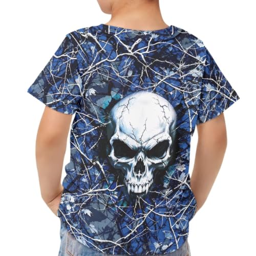 Image of Xhuibop Kids T Shirts for Boys Size 3-16 Girls Short Sleeve Sportswear Active Tops