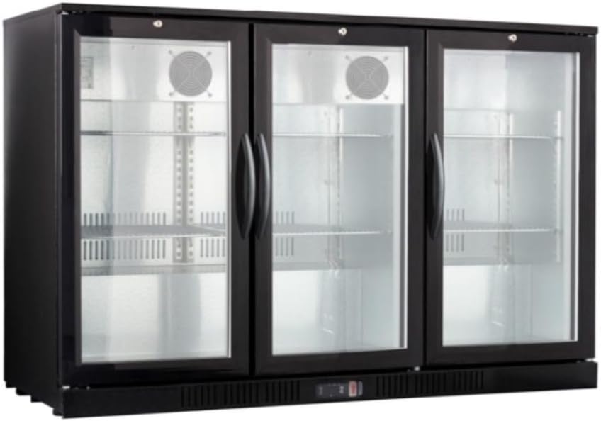 New Procool Residential 3-door Glass Front Back Bar Cooler; Undercounter 33" Height