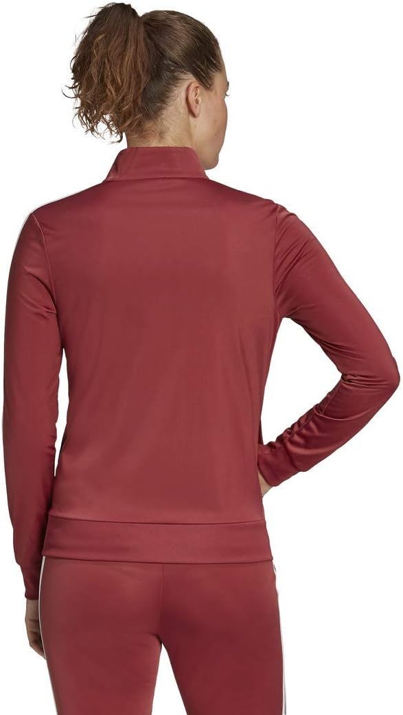 adidas Women's Essentials 3-Stripe Track Jacket XX-Large Legacy Red