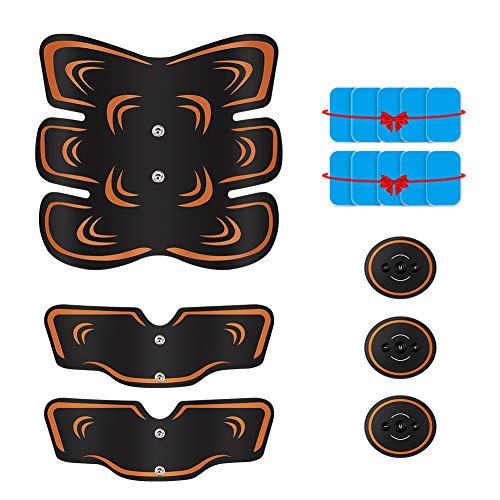Muscle Toner Abs Stimulator, Portable Muscle Trainer, Rechargeable Abdominal Toning Belt Ultimate Muscle