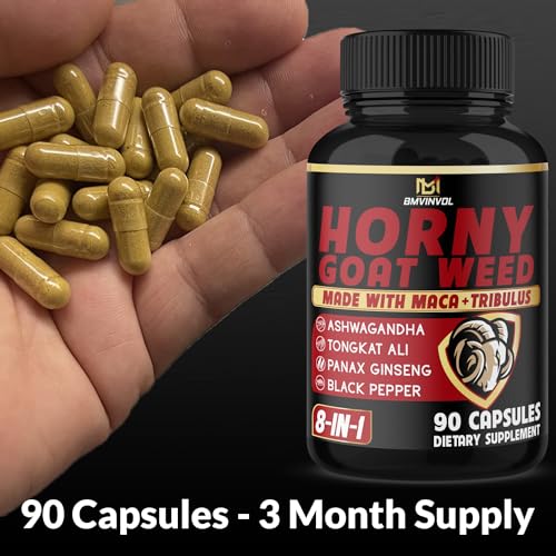 Bmvinvol Horny Goat Weed Capsules With Maca thumb #2