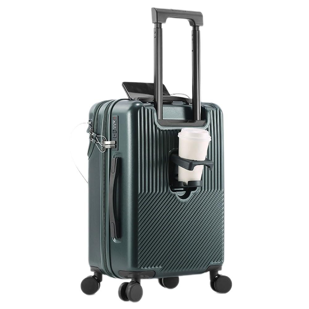 キャリーケース S スーツケース 片開きオープン　機内持込　旅行　グリーン キャリーケース S スーツケース 片開きオープン 機内持込 旅行