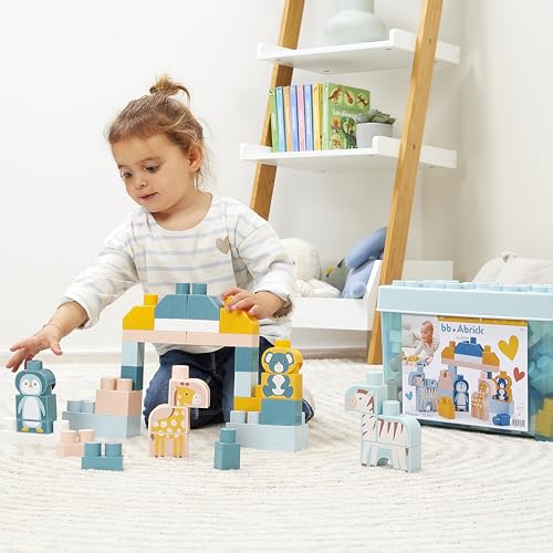 Baril de briques Jeu de construction ECOIFFIER Animaux du monde 55 pièces + - vue 4