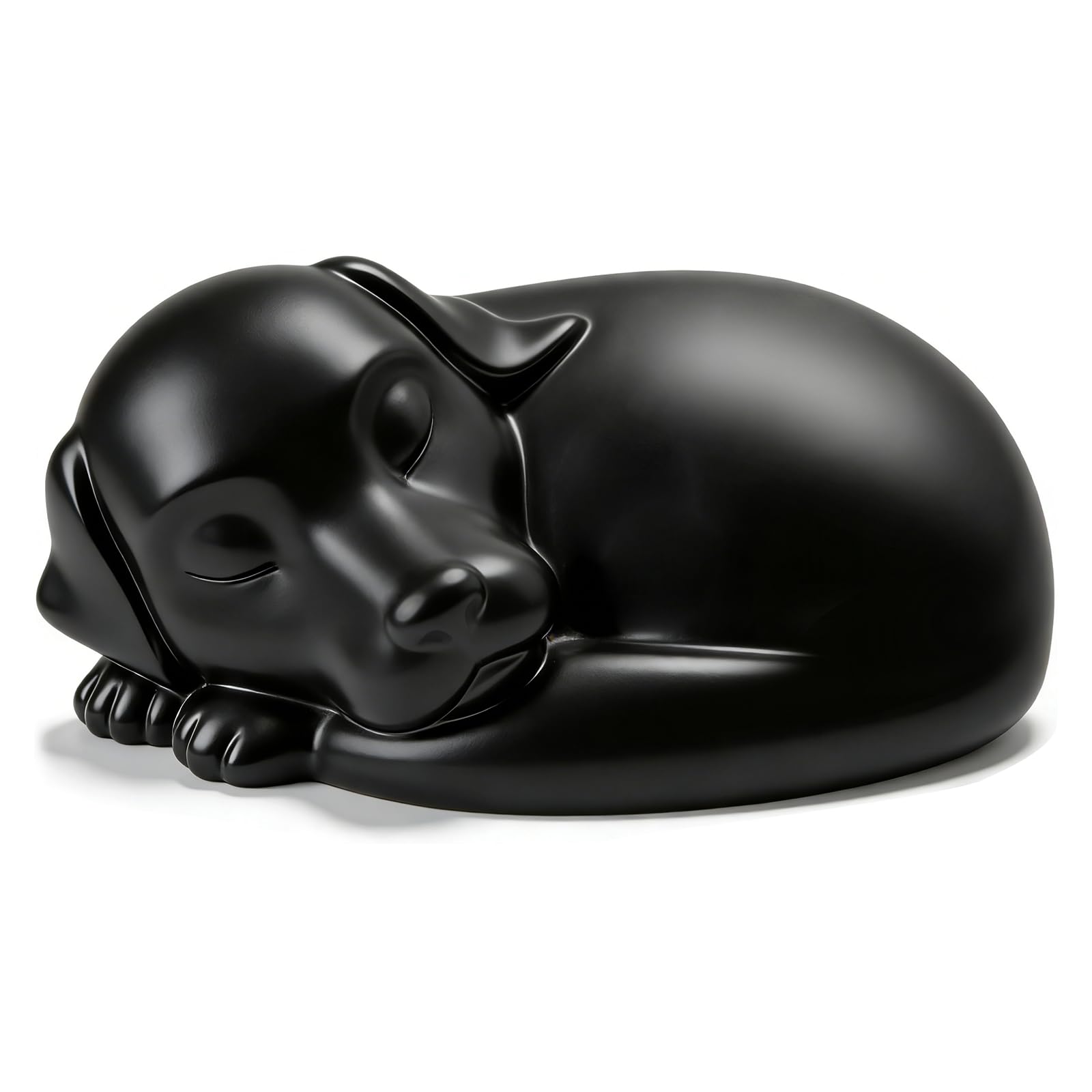 FUFYUKEY Dog Urn, Dog Urns for Ashes, Sleeping Doggie Pet Memorial Keepsake Funeral Urn for Dogs Ashes, Resin Cremation Dogs Urns — image 1