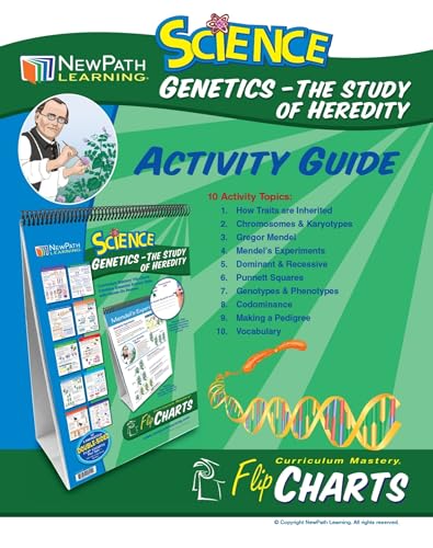Image of NewPath Genetics: Study of Heredity Flip Chart and Online Multimedia Lesson, Grades 6 to 10
