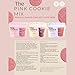 Butter Cake Shoppe The Pink Cookie Mix - Original Vanilla - Soft & Chewy Sugar Cookie Mix - Just Add Egg & Butter - Vegan - Nut Free - No Artificial Colors or Preservatives - 13oz (368g)