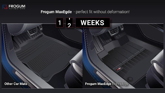 Frogum TPE Pro-Line Tappetini+Portabagagli Set per Hyundai i10 III dal 2019 TPE
