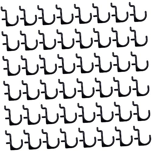 IMIKEYA Professional Design Shelf Hooks 50pcs Pegboard Hooks j Shape for Screwdriver Hammer Wrench
