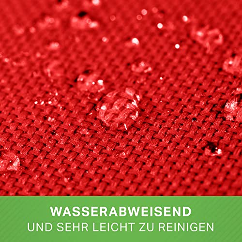 Pouf-Tabouret Stay Rouge 45x25 Imperméable EPS - let's build brands GmbH