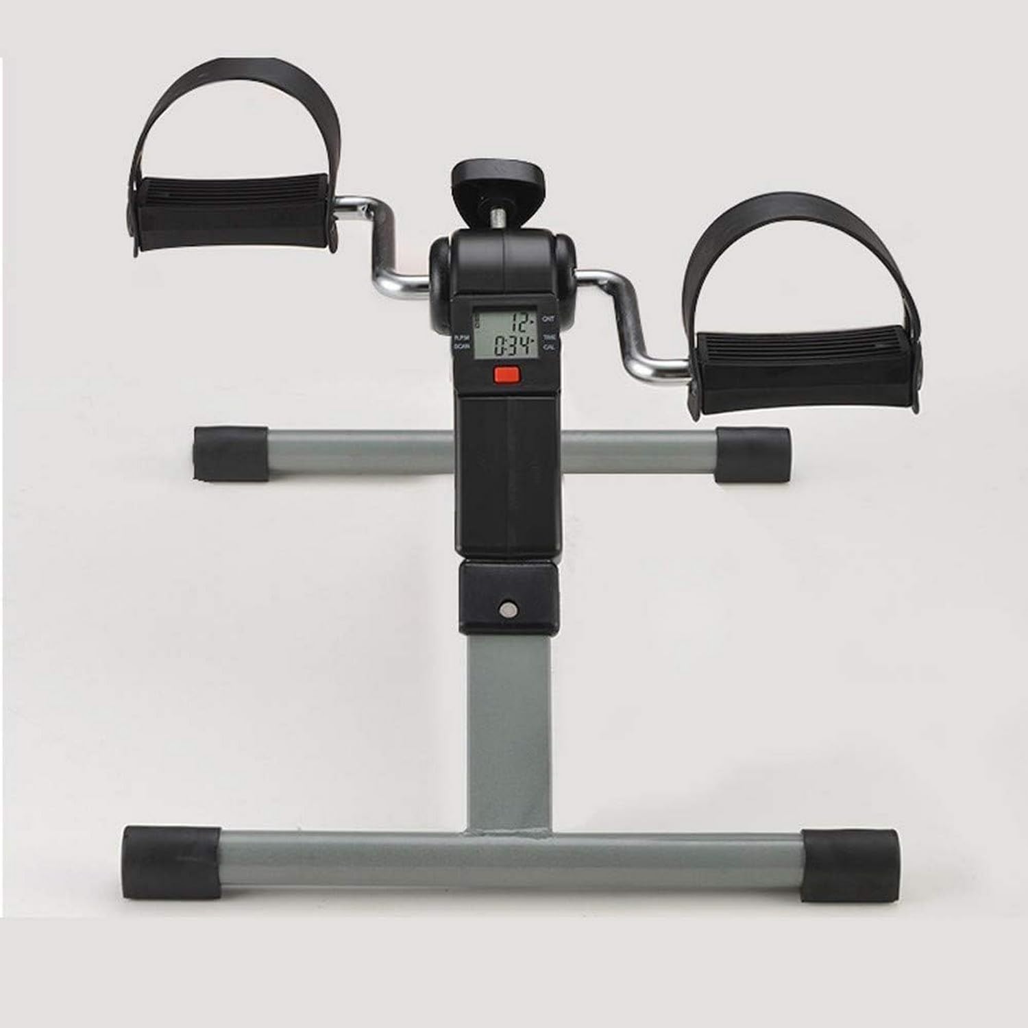 Przenośny elektryczny Mini rower stacjonarny składany przenośny składany do ćwiczeń domowych Maine, niebieski (szary)