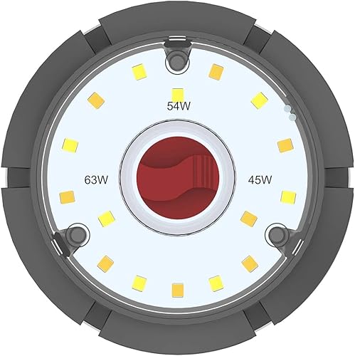 Miniatura 3 de Satco S23150 Hi-Pro - Lámpara LED de mazorca de maíz con potencia y temperatura de color seleccionable, repuesto HID, base EX39, 63 W/54 W/45 W,