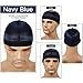 2PCS Silky Stocking Wave Cap for Men, Good Compression Over Durag （Regular Style）
