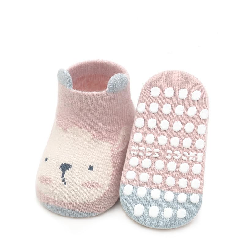 Floor Non Slipper Socks with Grippers 5Pairs Boy Girls Infant Baby Slipper Socks for Spring Summer Autumn3