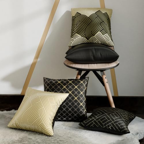 Image of Stoa Paris Cushion Cover Set of 5, Home Decor for Sofa, Bed & Living Room, Digital Printed Cushion Cover 16 Inch x 16 Inch, Soft Touch Finish, Hidden Zip Closure, Anastasia's Waltz - Anastasia